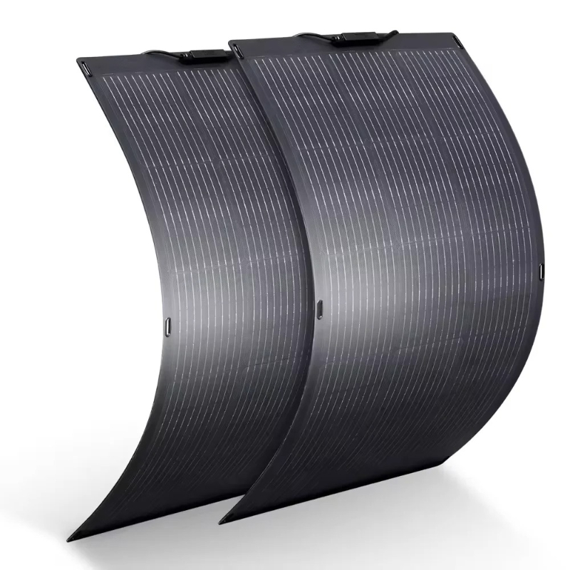 Solar Panel 200W - 屋外用高品質軽量単結晶太陽光パネル 100W 120W 200W 300W ポータブルフレキシブルパネル