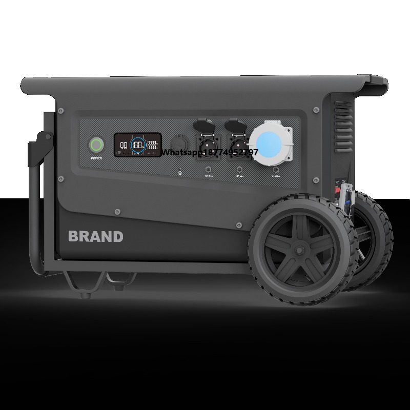 Portable Power Station - ポータブル電源 5040WH 5000W LiFePO4 純正弦波インバーター 外部バッテリー