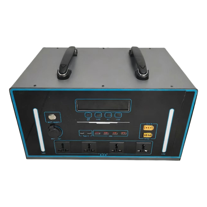 Portable Power Station - AC 2000w 2500w Lifepo4バッテリー MPPTバッテリー ポータブル電源