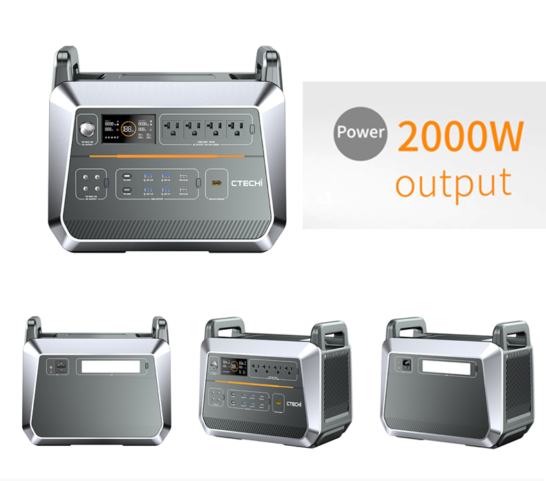 家庭用緊急電源急速充電2000W 家庭用屋外キャンプ用ポータ - Solar Generator のレビューと価格