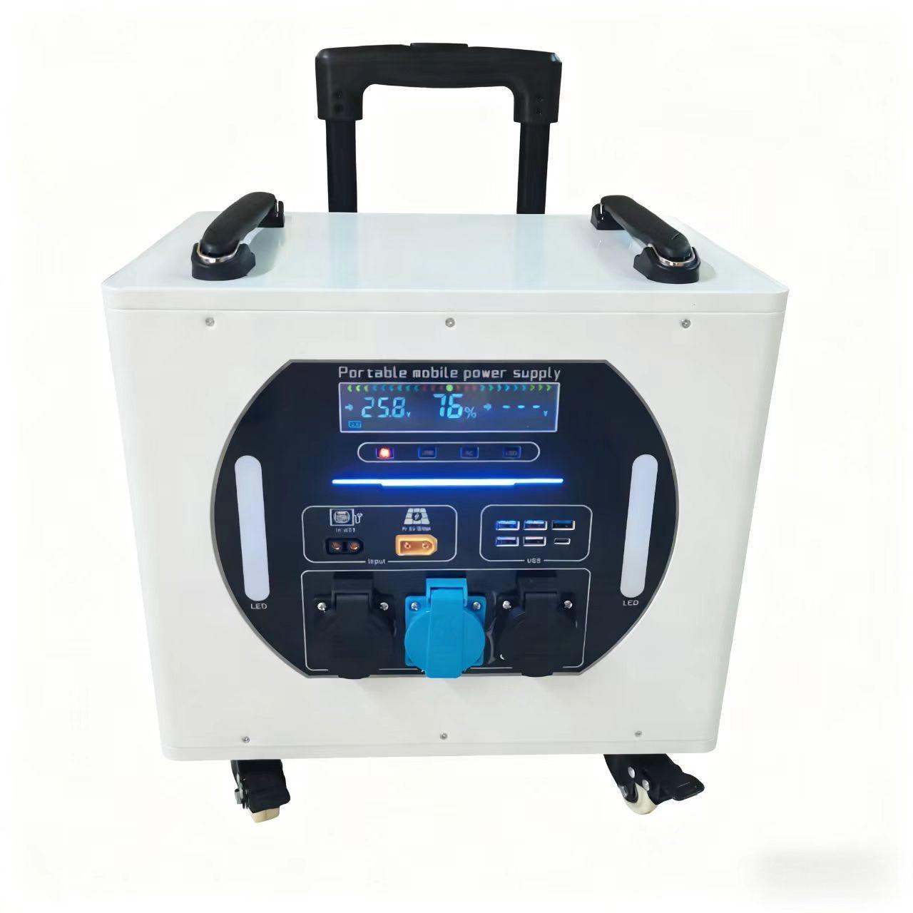 プレミアムグレード3000Wタイロッドスーツケース型ポータブ - Portable Power Station のレビューと価格