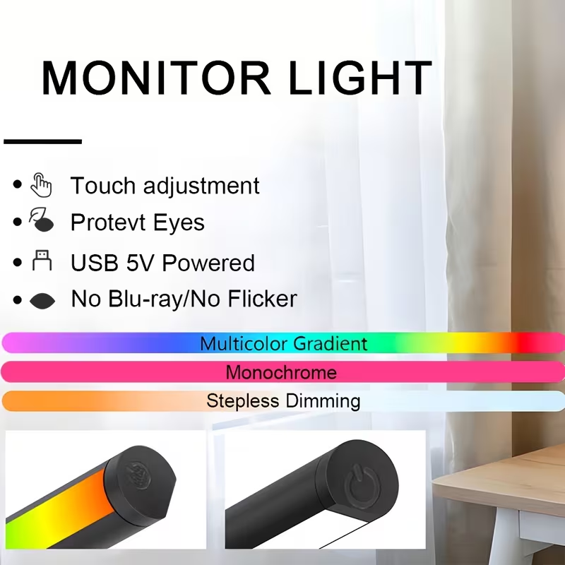 コンピューターモニターライトバー、PCモニター用USB電源L - Energy Monitor Meter のレビューと価格