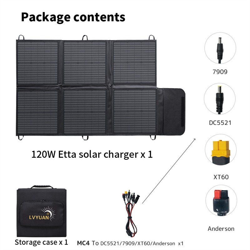 Lvyuan倉庫IP67防水ポータブル折りたたみ式PETフレ - Solar Panel 200W のレビューと価格