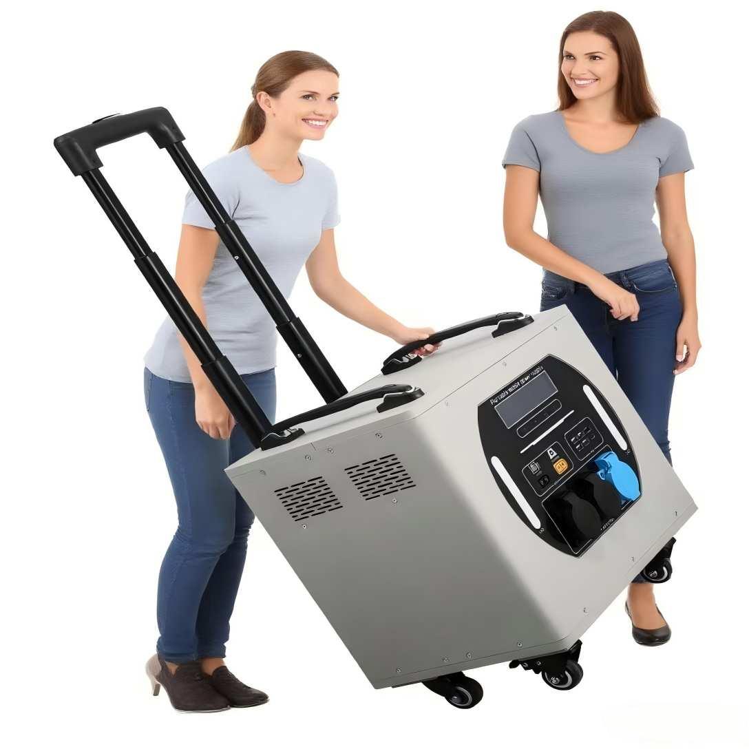 屋外用トロリーケース型取り外し可能ポータブル電源 3000W - Portable Power Station のレビューと価格