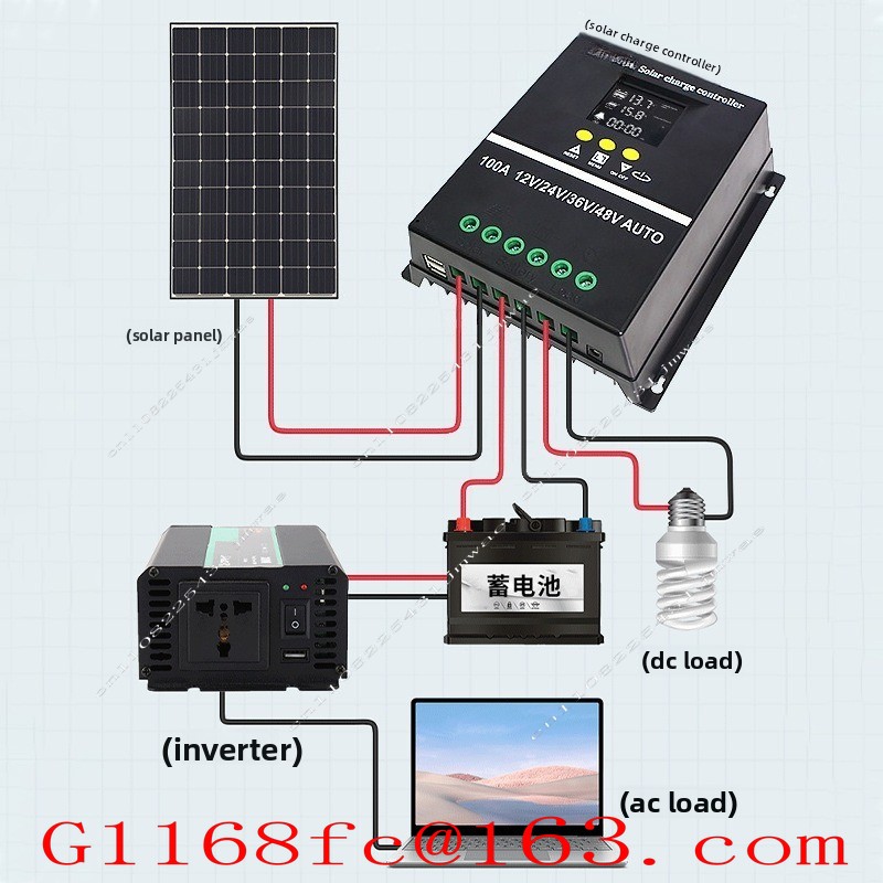 MPPTソーラーコントローラー 60A/80A/100A、太 - Charge Controller Solar のレビューと価格