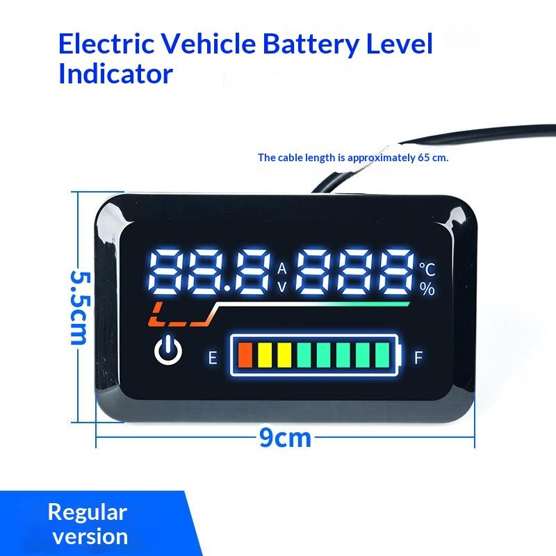 高精度電圧計、デジタルバッテリー残量表示器、48V～72V対 - Energy Monitor Meter のレビューと価格