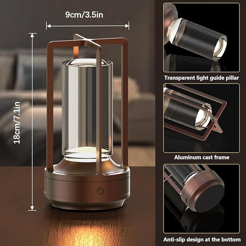 スタイリッシュな電話ボックス型ランプ。コードレスで、明るさを - Solar Lamp のレビューと価格