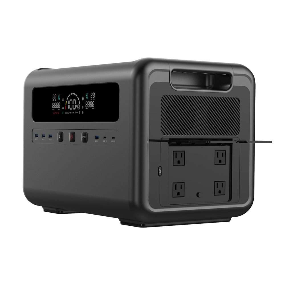 2400Wソーラー発電機、家庭用バックアップ、屋外キャンプ、 - Portable Power Station のレビューと価格