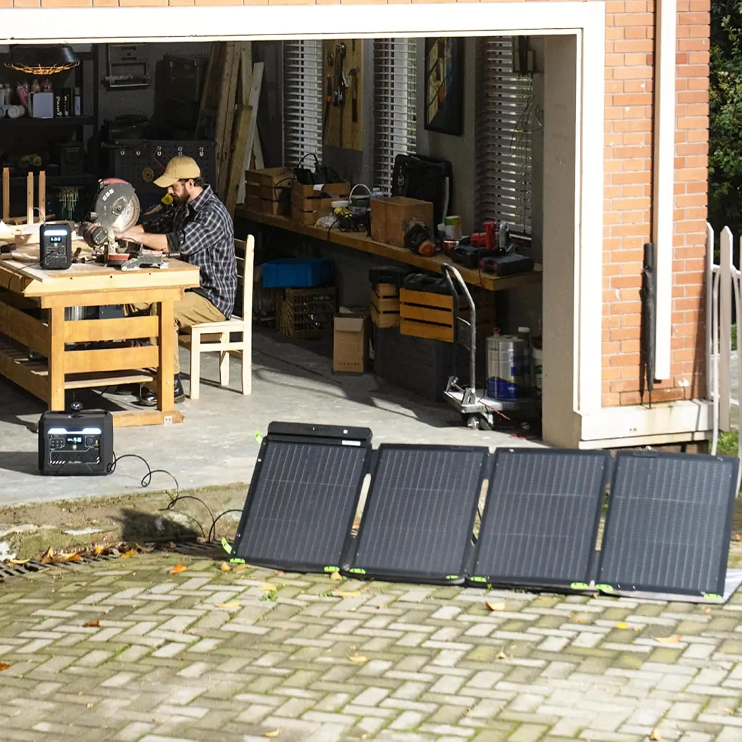 200W両面型ポータブルソーラーパネル、キャンプ、RV、およ - Solar Panel 200W のレビューと価格