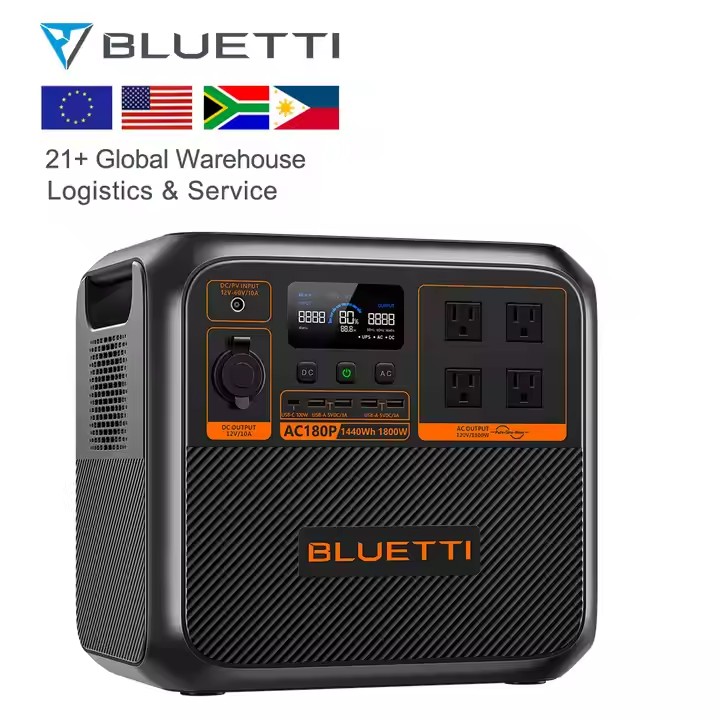 Bluett=i ポータブルソーラー発電機 AC180P 1 - Portable Power Station のレビューと価格