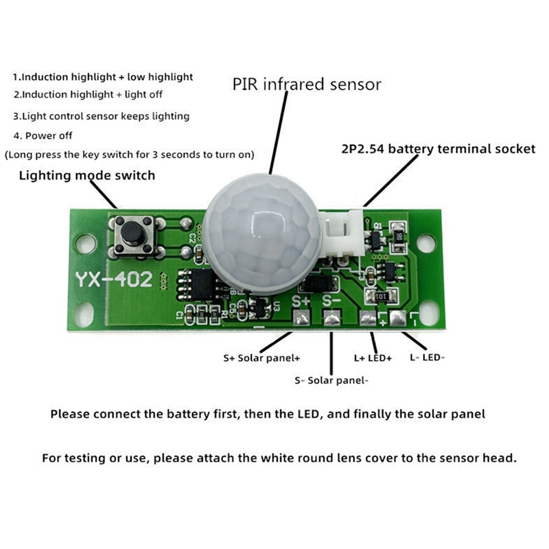 ● DIYキット、ソーラーナイトライト、回路基板、制御センサ - Lithium Battery 12V のレビューと価格