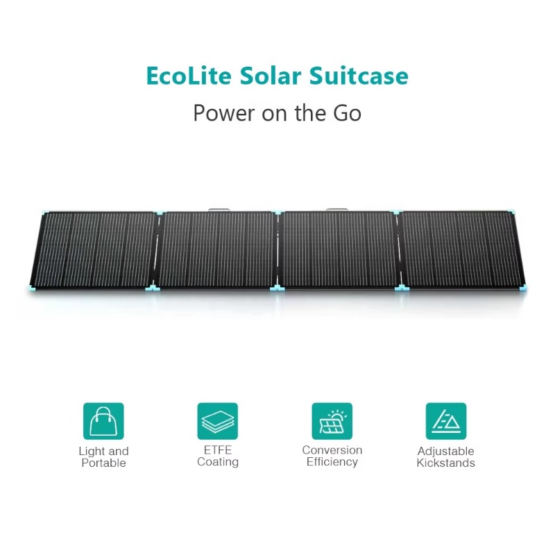 優れた耐久性を備えた、アルミニウムフレーム付きの折りたたみ式 - Solar Panel 200W のレビューと価格