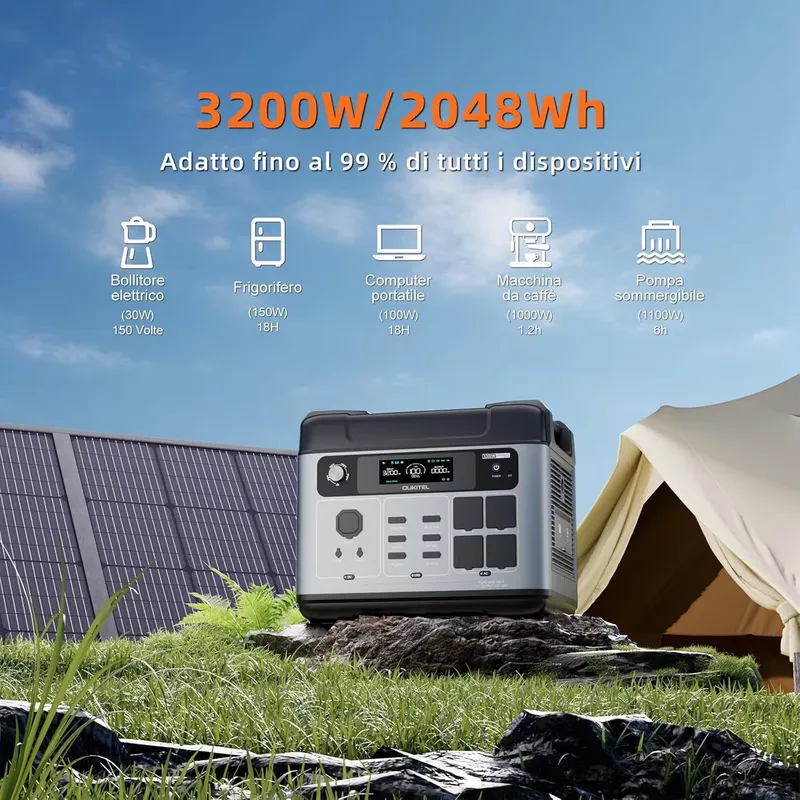 2026OUKITEL P2001 PLUS 2048Wh  - Portable Power Station のレビューと価格
