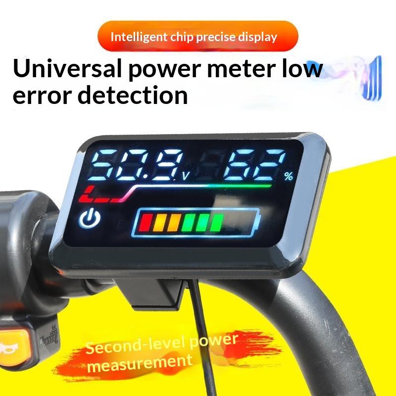 高精度電圧計、デジタルバッテリー残量表示器、48V-72V対 - Energy Monitor Meter のレビューと価格