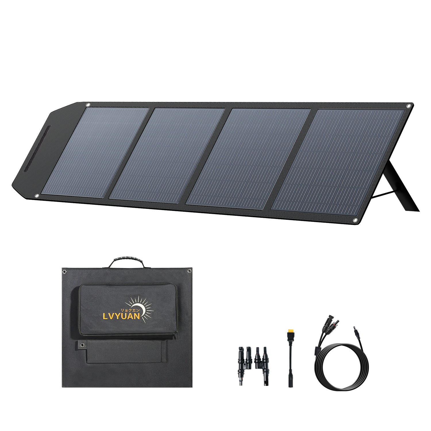 高効率200ワット折りたたみ式24V単結晶シリコンソーラーパ - Solar Panel のレビューと価格