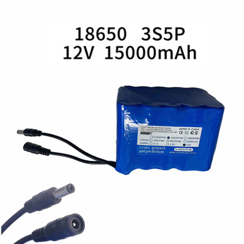 釣り用バッテリー 12v 3S5P 15Ah ポータブル 1 - Lithium Battery 12V のレビューと価格