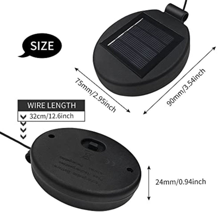 ソーラーランタントップLEDパネルランタン蓋ライト交換部品、 - Solar Panel のレビューと価格